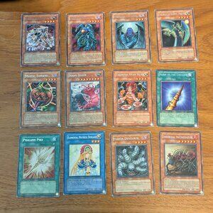 Vintage Yu-Gi-Oh! Monster & Spell Lot (12 Cards) – Doom Dozer & Alien Warrior